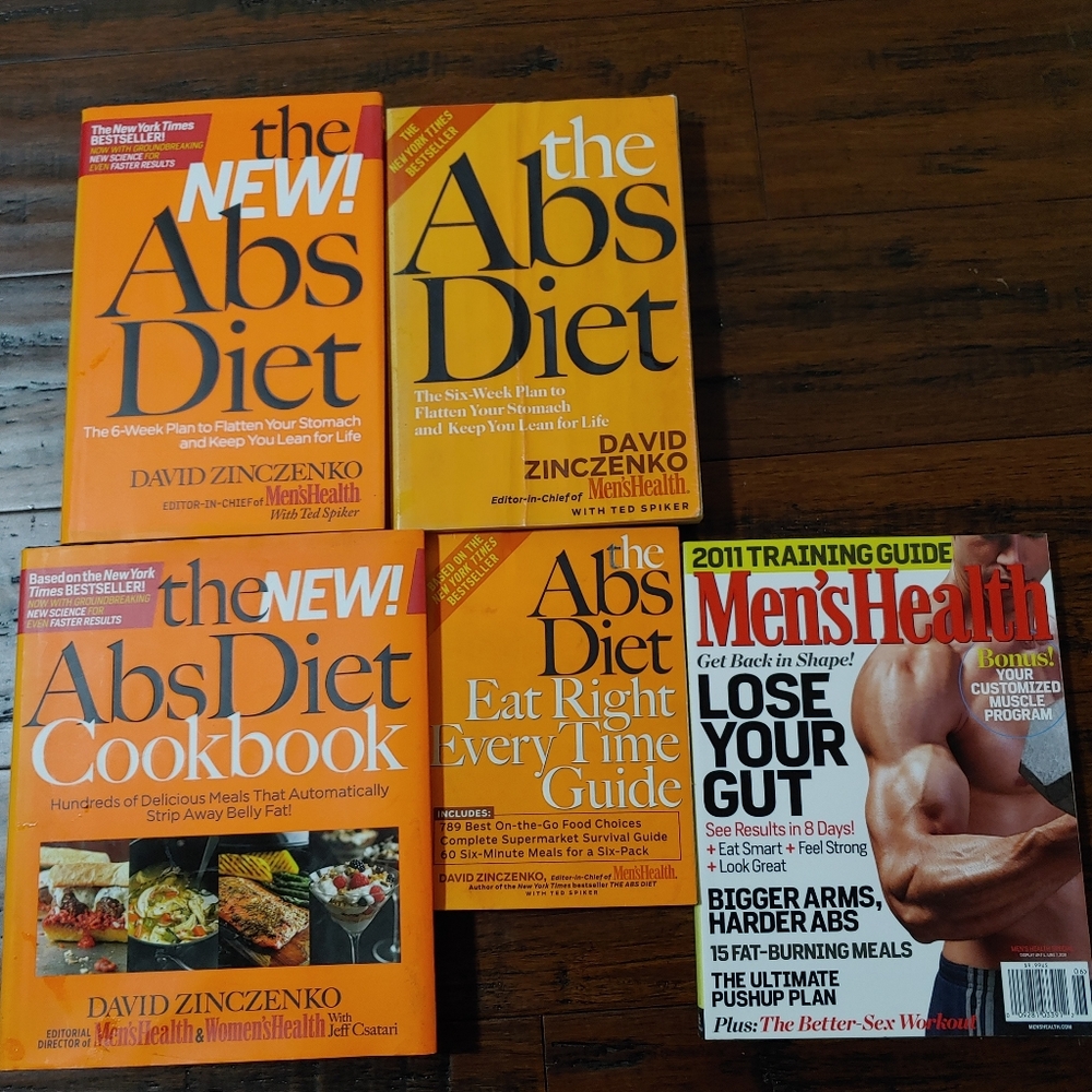 Set of 5 Abs diet books